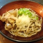 さくら - 「お好み焼きセット」750円の　おろしそば