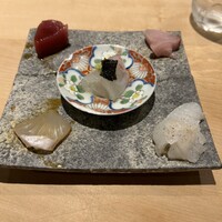 明けましておめでとうございます - お刺身はそれぞれに味が付いています