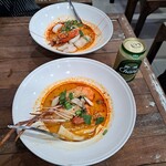 265096247 - フレッシュウォータープラウン(下)、プラウン・フィッシュ・ボイルドエッグ