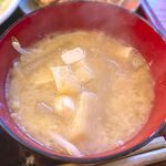 さくら本店 - (ﾗﾝﾁ)さくら定食 具だくさん味噌汁　2024.9.27