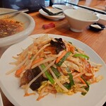 広東家庭料理おかむら - レバニラ炒めも美味しい