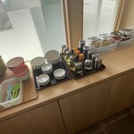 ラーメン 六太 - セルフコーナー