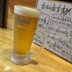 焼きもの家 慶 - 赤いインクが切れたのか、モノクロームな本日のおすすめを3年以上通って初めて見た^_^