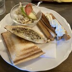 珈琲 伊藤 - ホットサンドセット