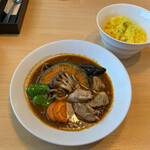 カレーハウス サクラ菜 - サフランライスもたっぷり