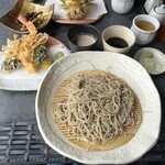 地粉や - 天ぷら蕎麦