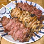 串一徹 - かしら￥200＋シロ￥200＋ハラミ￥200　2023.9.26