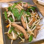 串一徹 - レバニラ炒め￥750　2023.9.26