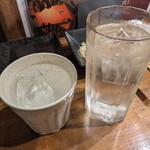 炭火やき 鶏煌 - 久米仙ロックでちびちびと。