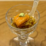 鮨おばな - 雲丹パフェ