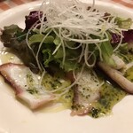 来鈴亭 - タコのカルパッチョ