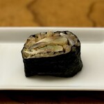 鮨おばな - こはだのガリ巻き