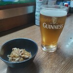 味の蔵どんつく - ノンアルコールビールとお通し