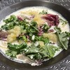 MOM&POP'S SPAGHETTI - ケールの苦味と塩レモンの塩気とクリームが絶妙にマッチ…おいしかったです。