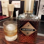 てっぱん紅白 - バーボンもあります。ハーパー12年