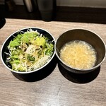 パチョ - サラダ・玉子スープ