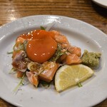 酒場 やまと - サーモンユッケ