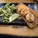 酒場 やまと - ガーリックシュリンプ