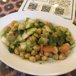 インド料理 パリワル - いつも美味しいチャナサラダ(¥540)