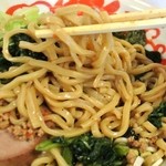 はし友ラーメン - はし友ラーメン・まぜそば麺近影(2013.11)