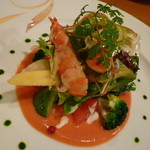 ポン ピエール - 【シーフードと野菜のサラダ】