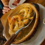 バル ポルティージョ - 天使の海老 アヒージョ