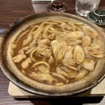 宵ノねこ - 恵那どり味噌煮込みきしめん