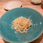和酒と洋菜 グルミレ - 小田原レモンとパルミジャーノのスパゲッティ