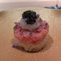 京都肉割烹 みや田 - お肉と甘海老のお寿司