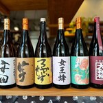 博多天ぷら ながおか - 芋焼酎は入手困難なものまで多数取り揃えております。