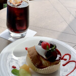 ザ・ヴェランダ - 景色の見える席で頂きました。