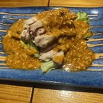 中華たけ亭 - 蒸し鶏ゴマダレ