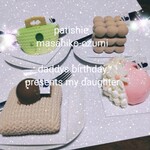 Masahiko Ozumi Paris - 初めて購入したケーキ　右上の雲の様なケーキも美味しかったです。定番の左下のモンブラン座布団ケーキが一番好き♡