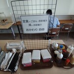 こうわん食堂 - 紅生姜　たくあん　福神漬け