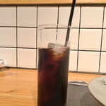 ジェンティーレ - アイスコーヒーも濃いめでキリッと美味しい