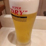 餃子の王将 - 生ビール(2024年9月29日)