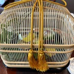 菊乃井 - 八寸　カゴに包まれてます