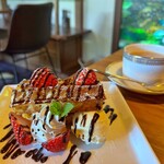 ロッキーガーデン - ※イチゴの時期限定！ワッフル¥５５０(セット¥850)