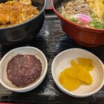 資さんうどん - ミニおはぎ