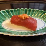 山玄茶 - マグロのてんばの寿司♥️