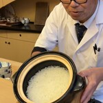 山玄茶 - 大将の田んぼで収穫した近江米♥️