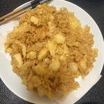 天たけ - 海老と貝？かき揚げ（結構名物的な）