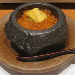銀座 個室 蟹料理 わだつみ - 雲丹いくら小丼。