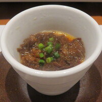 銀座 個室 蟹料理 わだつみ - 冷製茶碗蒸しのしぐれ煮。