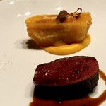 Restaurant Sola - 鹿、かぼちゃ