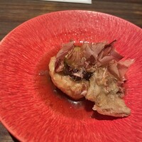 和 is 魯菴 - ナスと海老しんじょうの挟み上げ　舞茸天ぷら