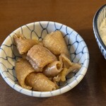 仙台中華そば 銘店嘉一 - コリッコリの鶏皮。