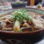 いずみ食堂 - 豚肉キノコそば大盛り