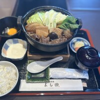 松阪牛 よし田 - 黒毛和牛すき焼き御膳