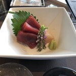 松阪牛 よし田 - お造り（マグロ・帆立）